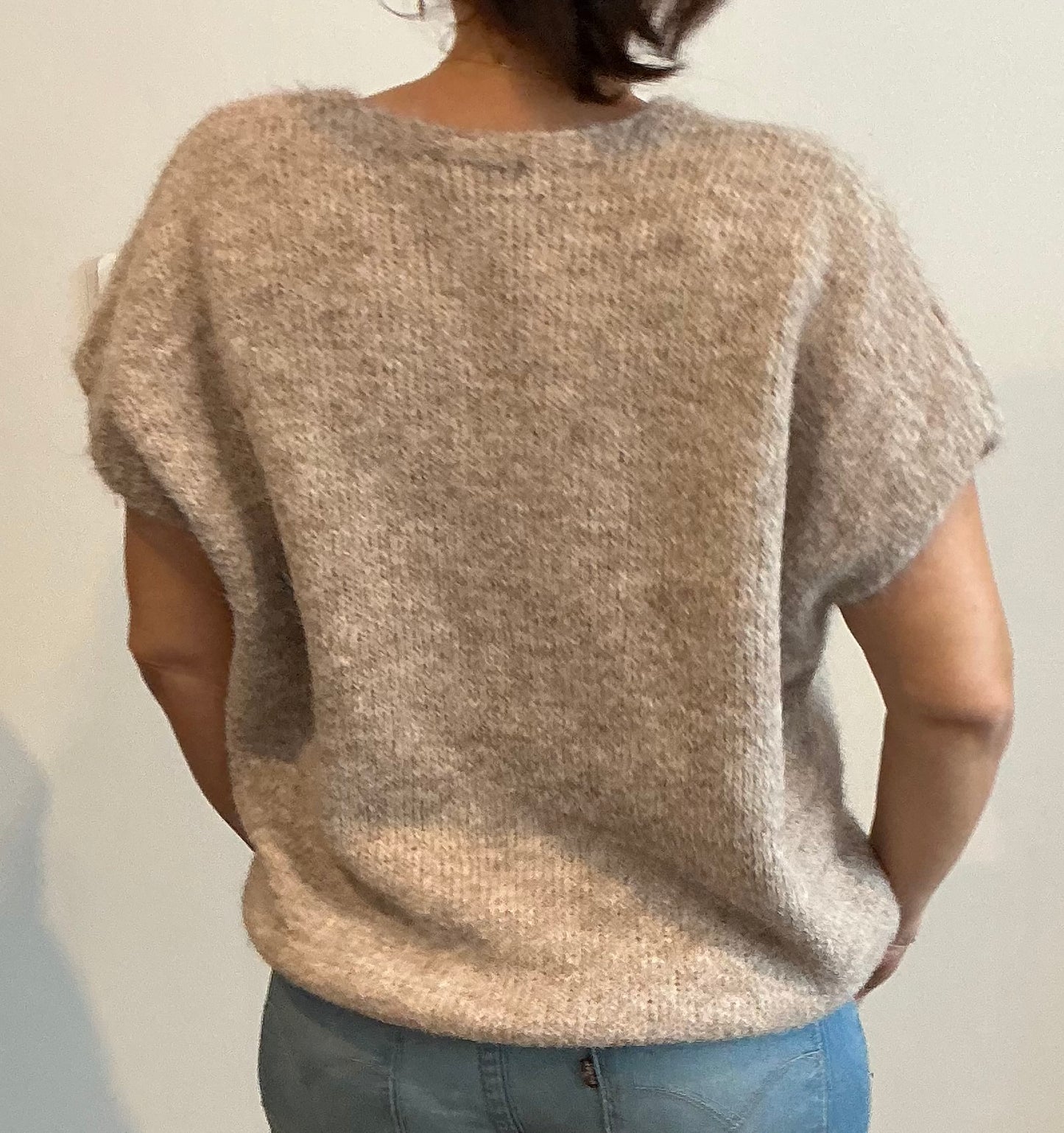 Gilet, doudou, oversize sans manches taille unique