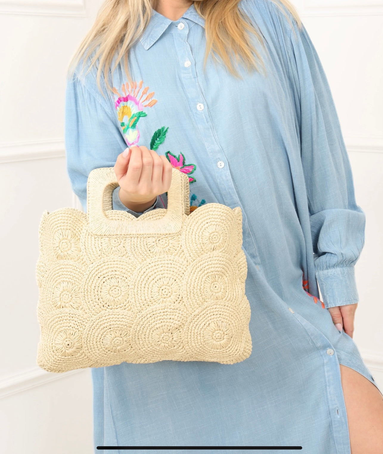 Sac Panier Fleuri – L'Essentiel de l'Été
