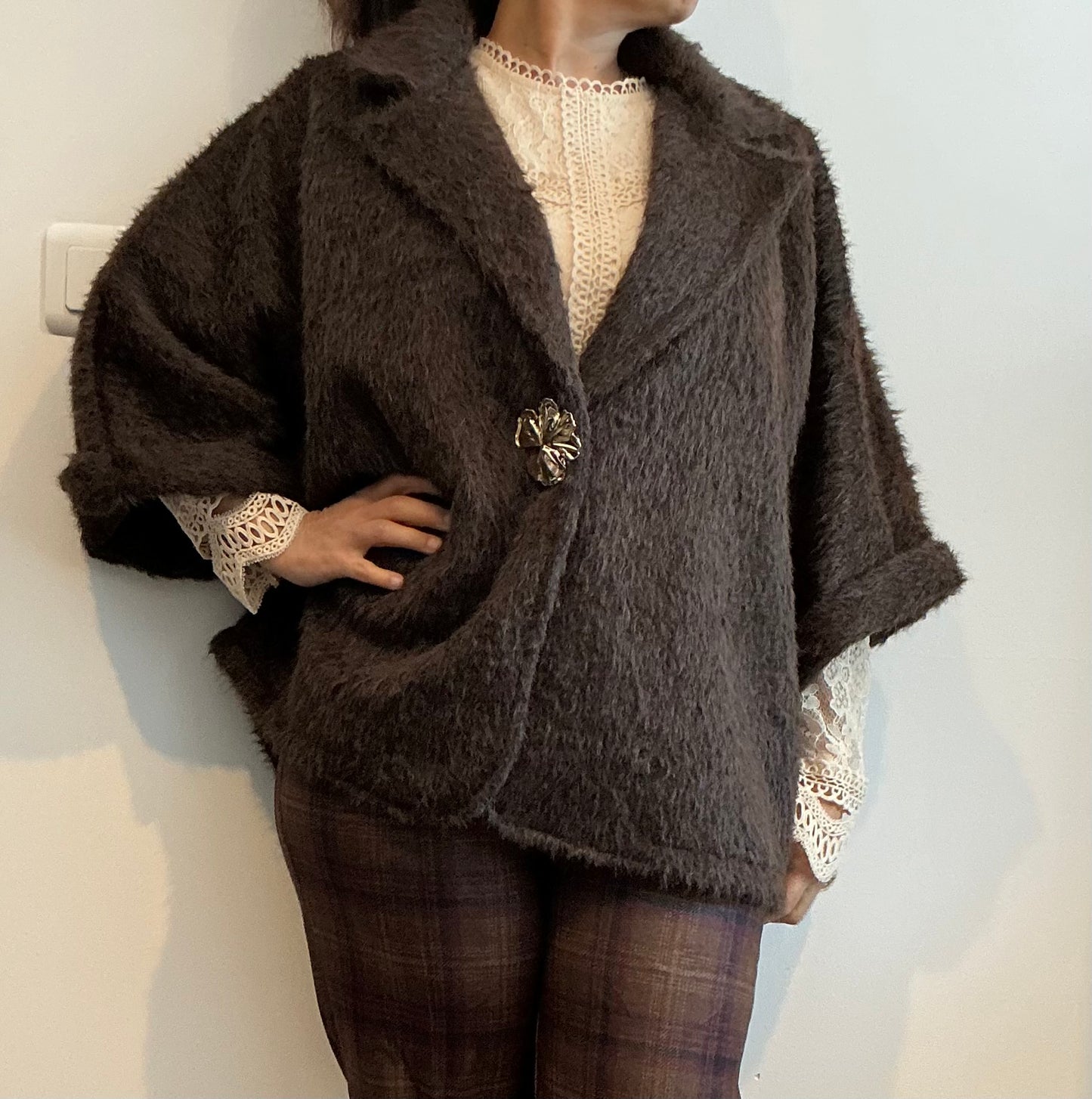 Veste fourrure synthétique, taille unique