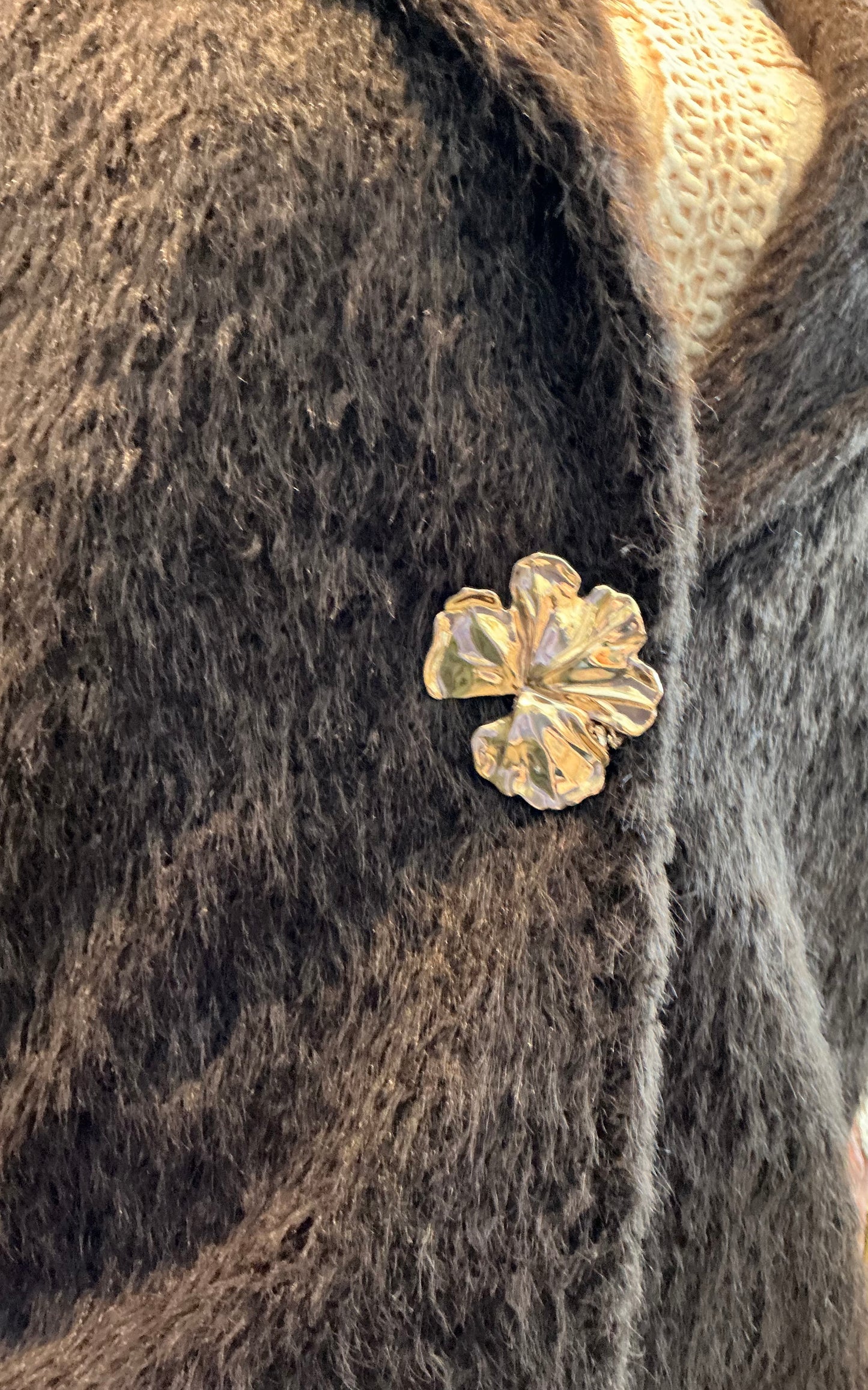 Veste fourrure synthétique, taille unique