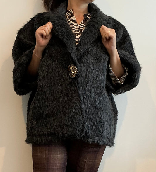 Veste fourrure synthétique, taille unique