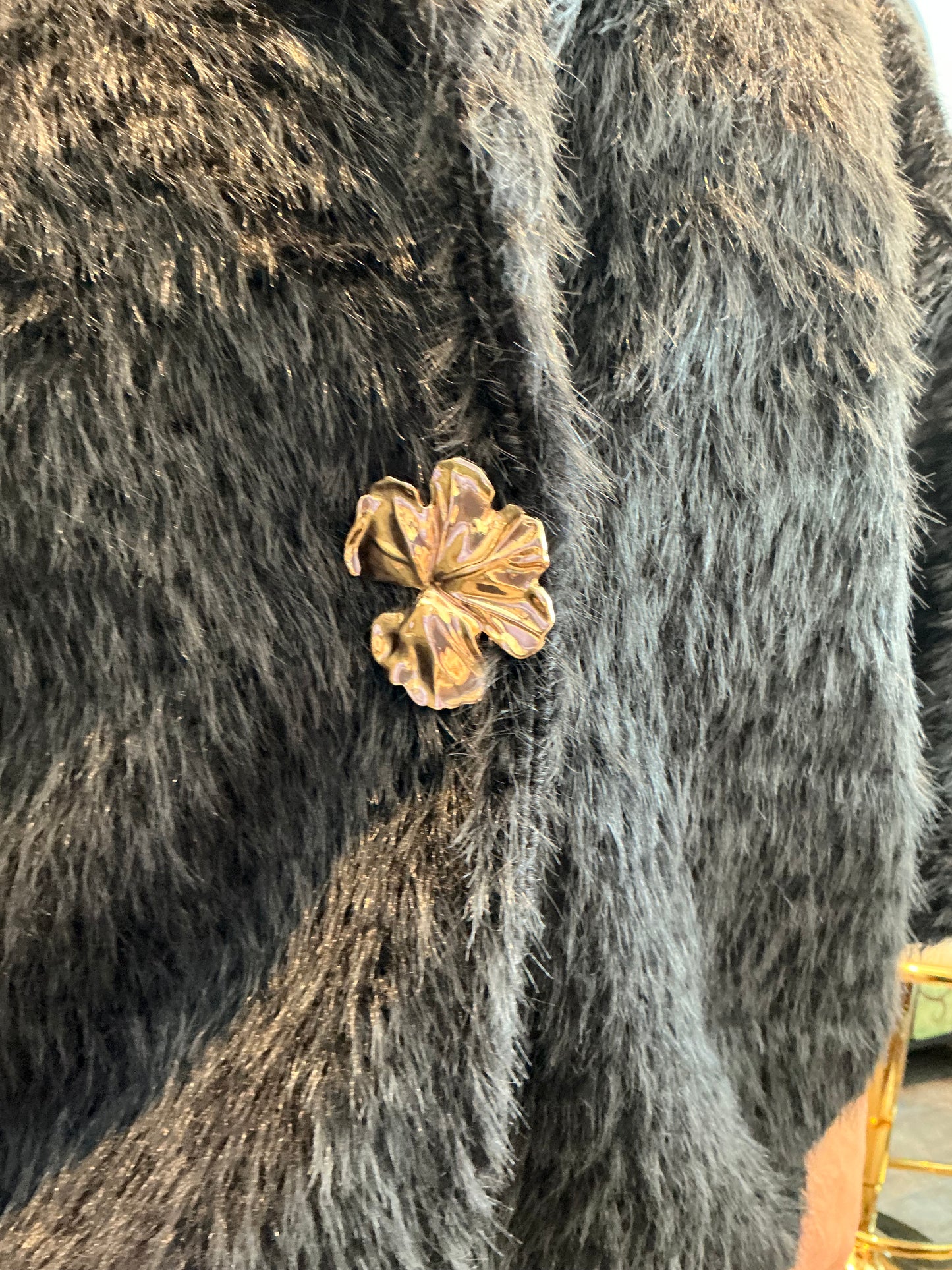 Veste fourrure synthétique, taille unique