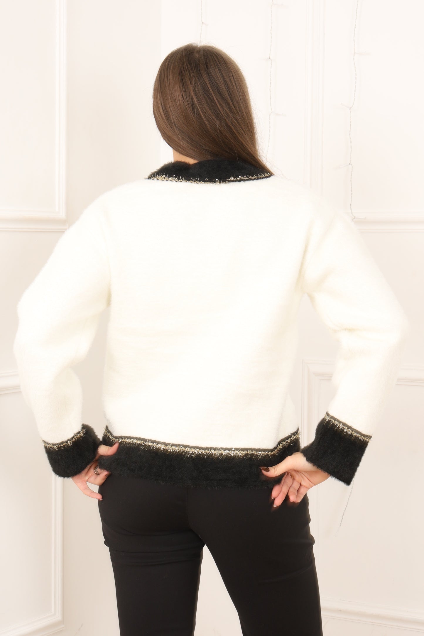 Gilet bicolore sur Piqué