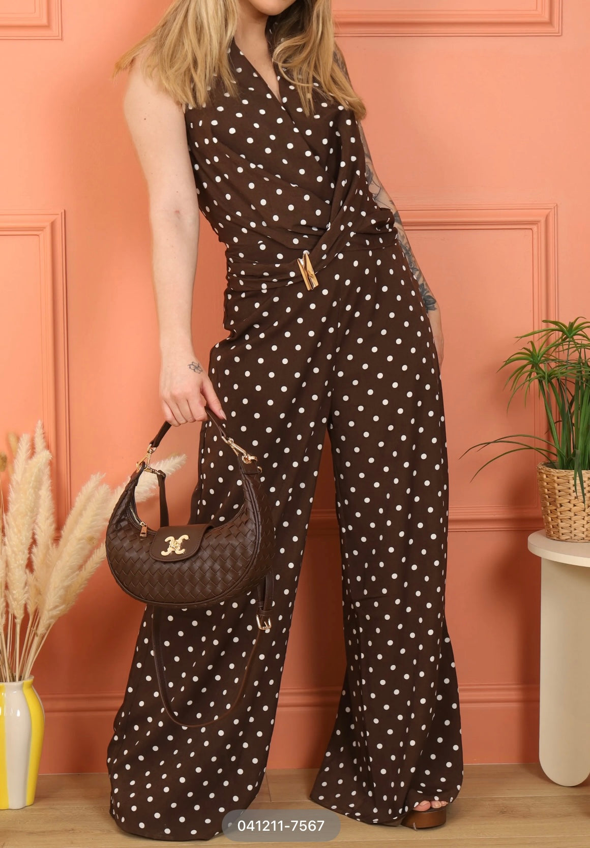 Combinaison pantalon dos nu – Fluide & Élégante