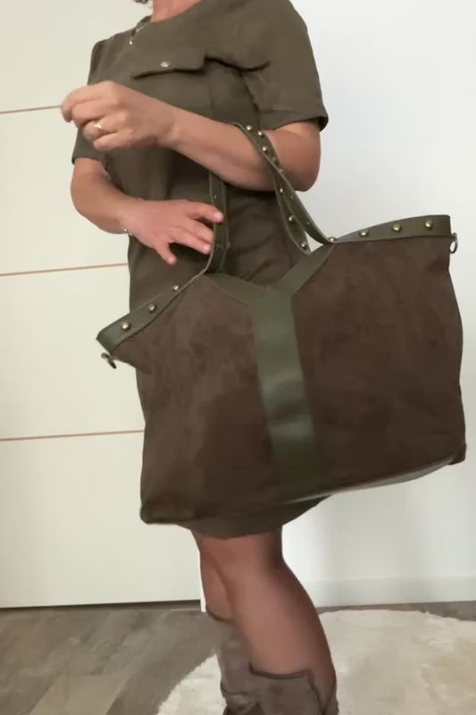 Sac à main Suédine 100 % végan